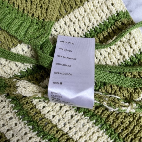 (A8) NEW Free People Beach June Striped Fauxchet Sweater Halter Top, Sz XS, NWOT - Picture 6 of 7